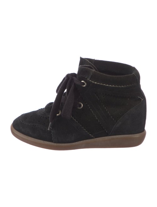 Isabel Marant Suede Wedge Sneakers
