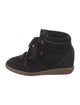 Isabel Marant Suede Wedge Sneakers