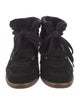 Isabel Marant Suede Wedge Sneakers