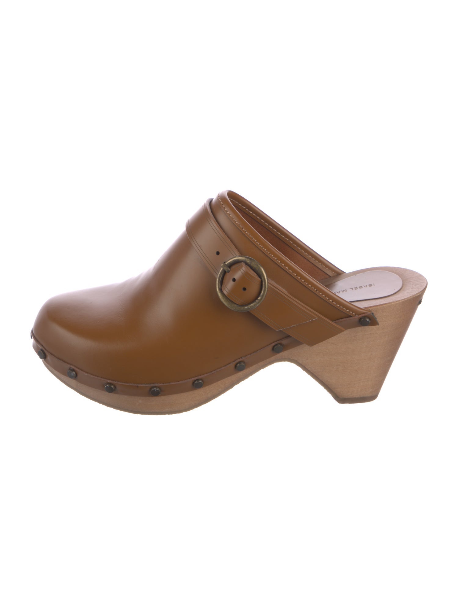 Isabel Marant Leather Studded Accents Mules