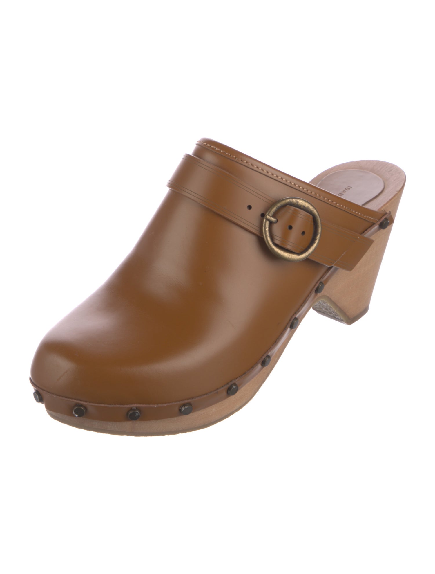 Isabel Marant Leather Studded Accents Mules