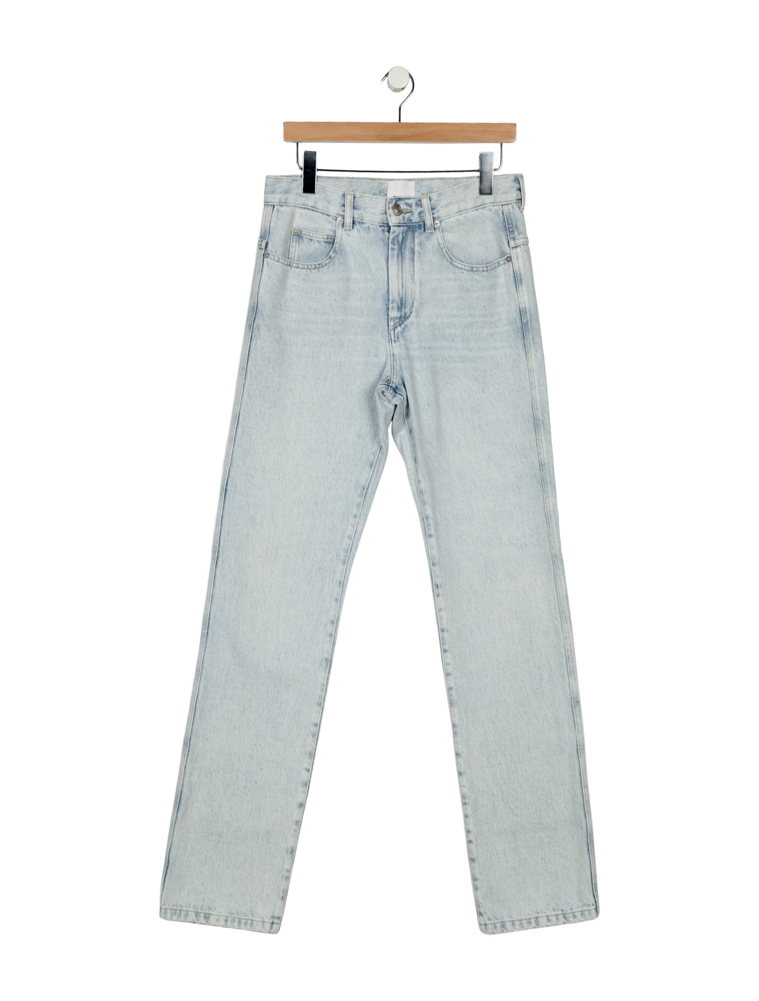Isabel Marant High-Rise Straight Leg Jeans