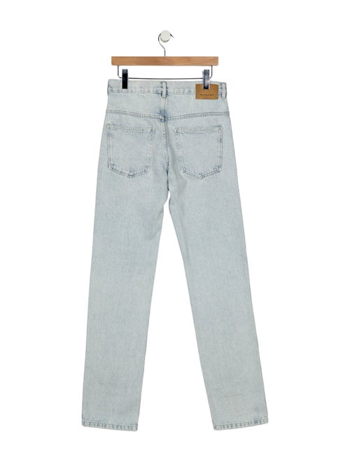 Isabel Marant High-Rise Straight Leg Jeans