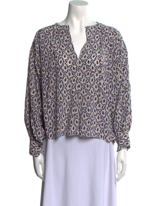 Isabel Marant Silk Printed Blouse
