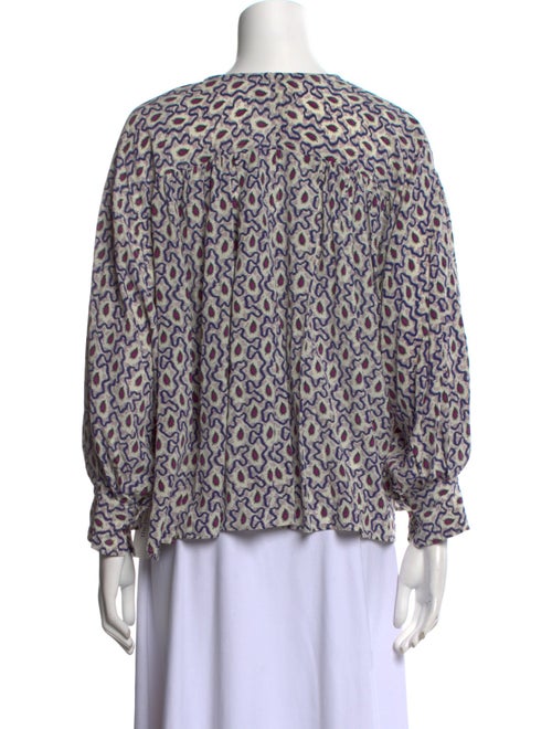 Isabel Marant Silk Printed Blouse
