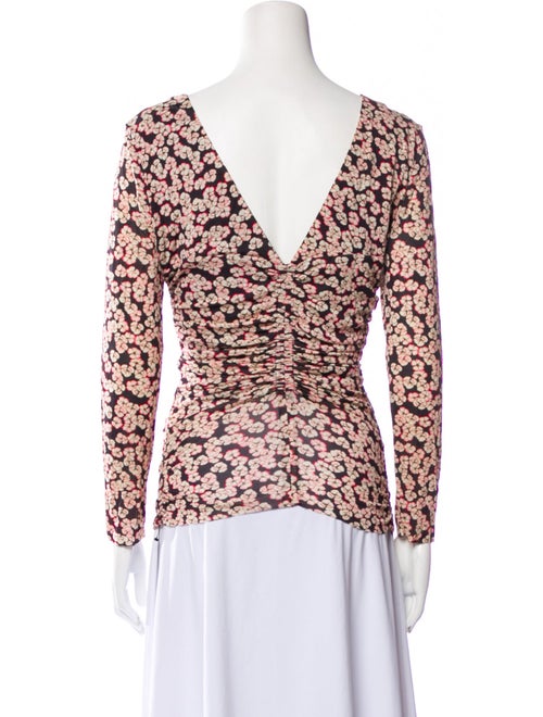 Isabel Marant Printed V-Neck Blouse