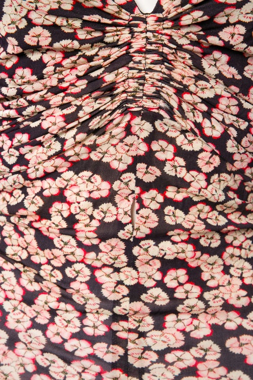 Isabel Marant Printed V-Neck Blouse