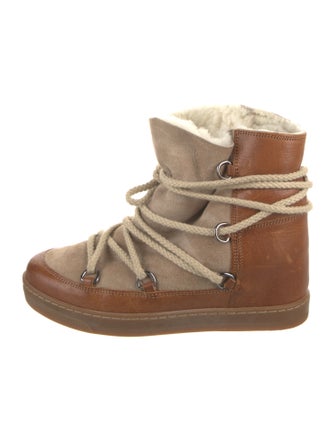 Isabel Marant Suede Wedge Sneakers