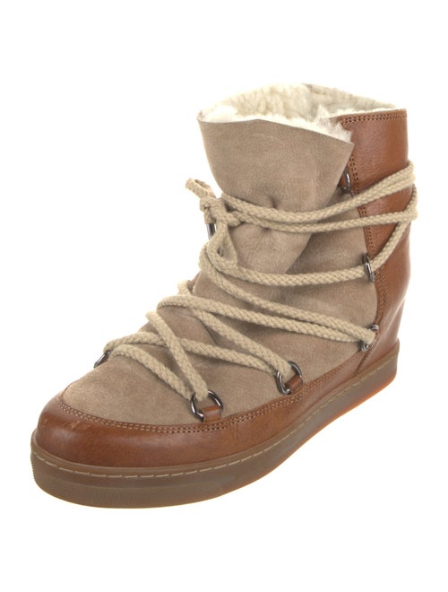 Isabel Marant Suede Wedge Sneakers