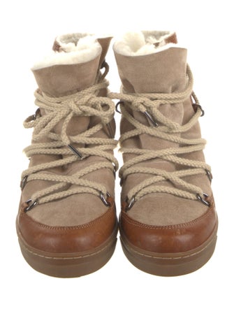 Isabel Marant Suede Wedge Sneakers