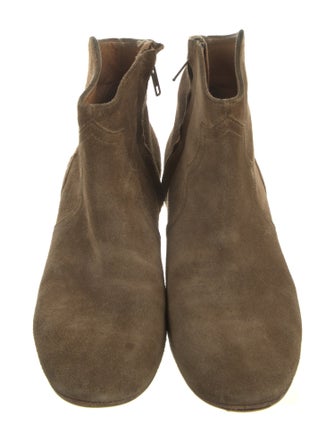 Isabel Marant Suede Western Boots
