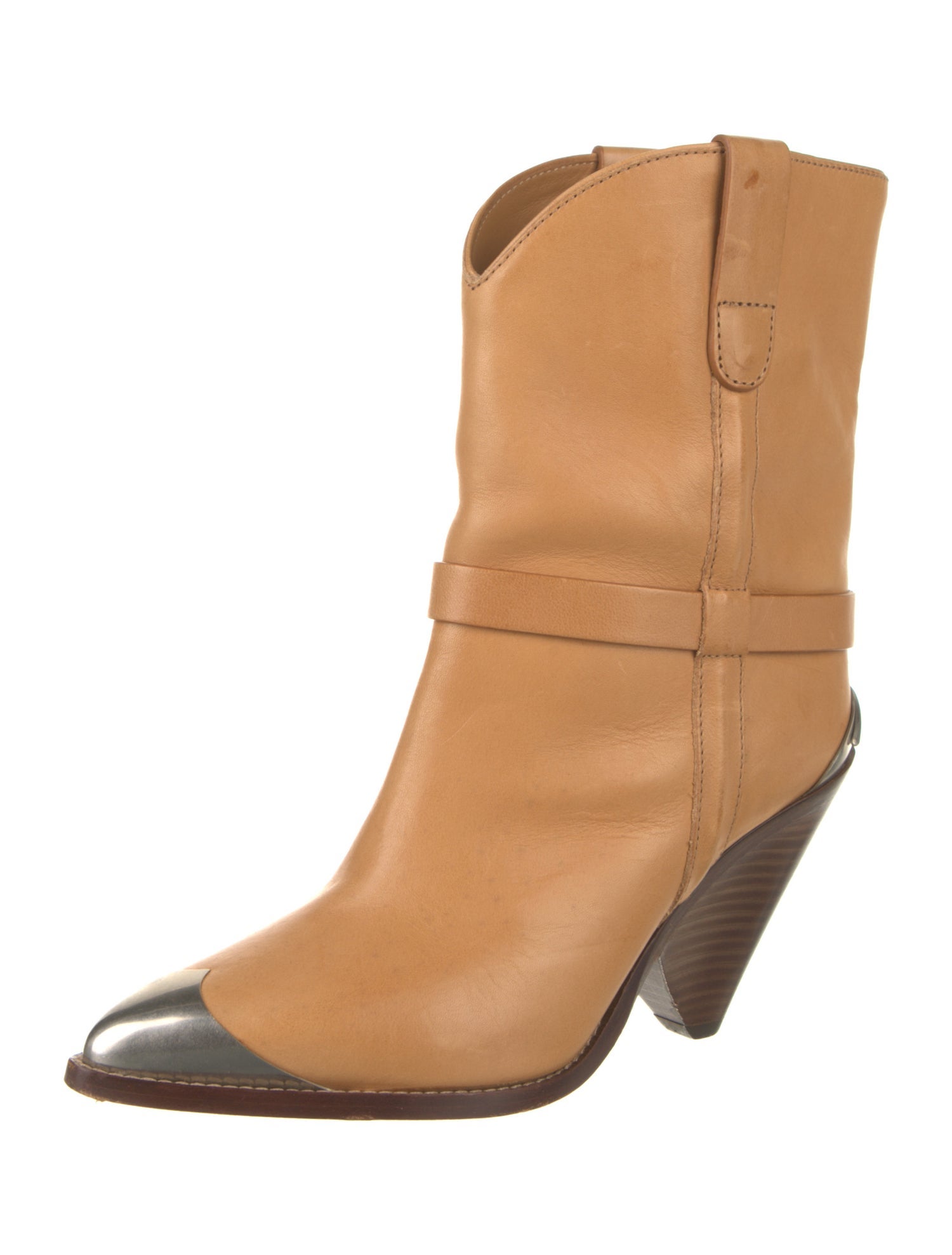 Isabel Marant Leather Western Boots