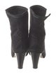 Isabel Marant Suede Embroidered Accent Boots