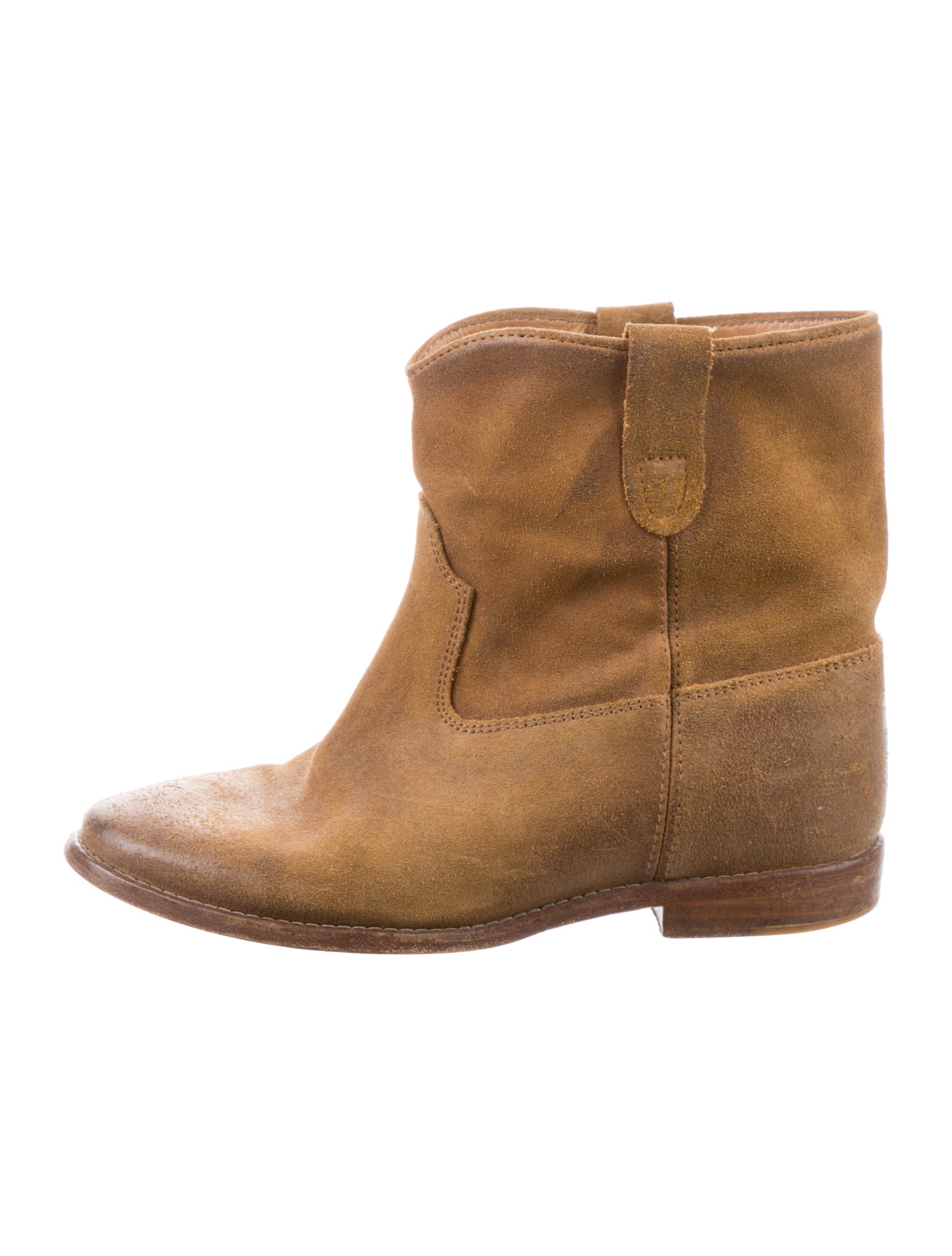Isabel Marant Suede Distressed Accents Boots