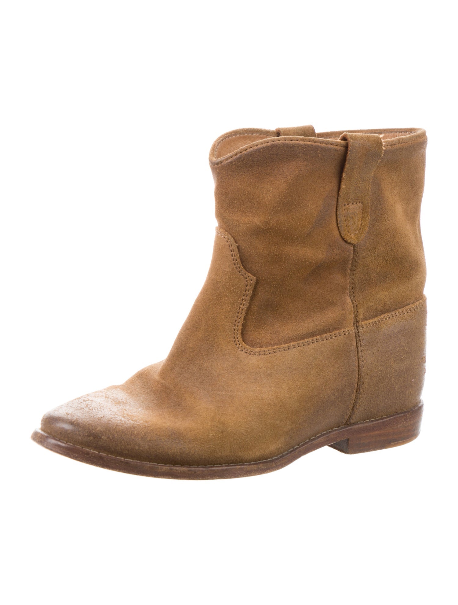 Isabel Marant Suede Distressed Accents Boots