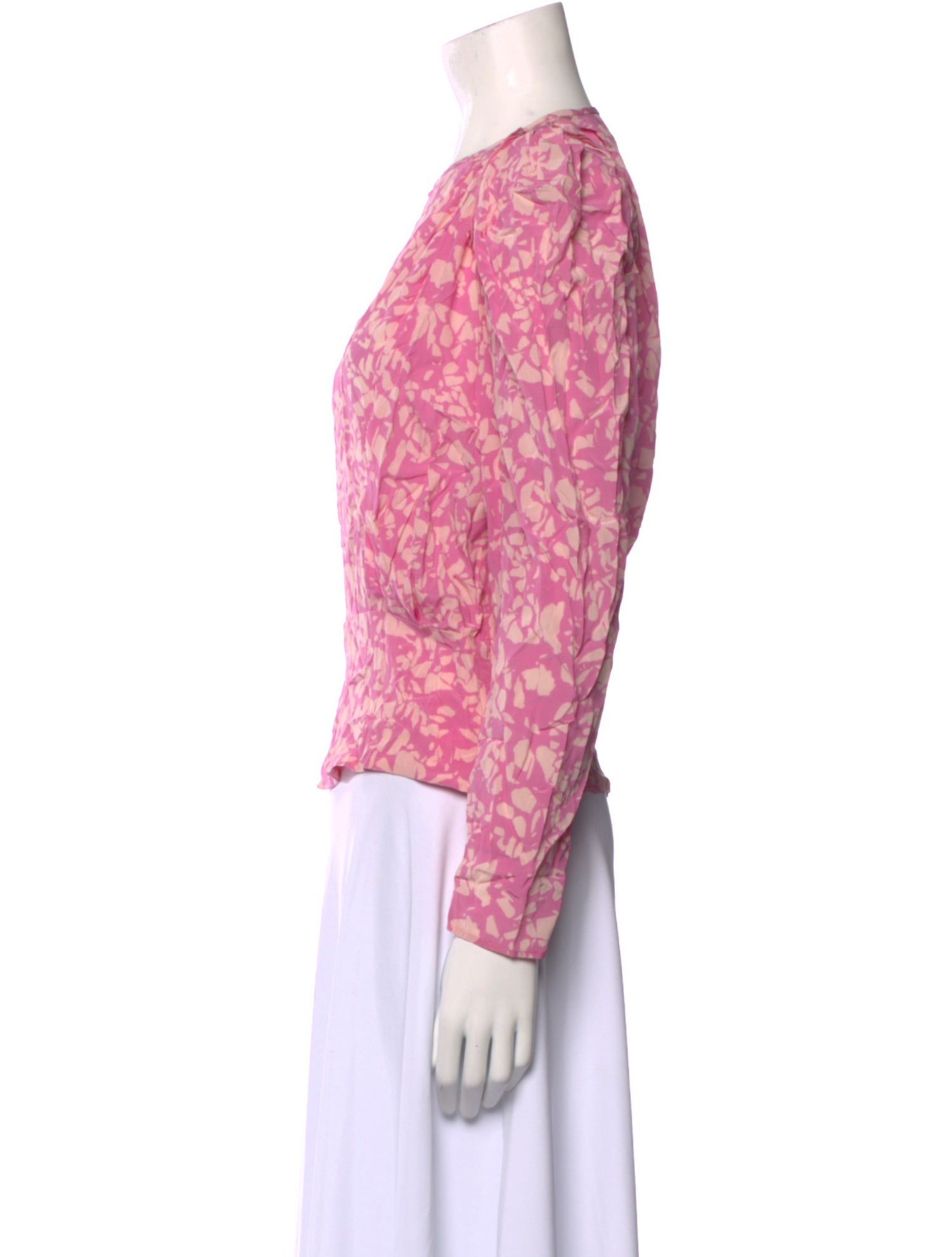 Isabel Marant Silk Floral Print Blouse