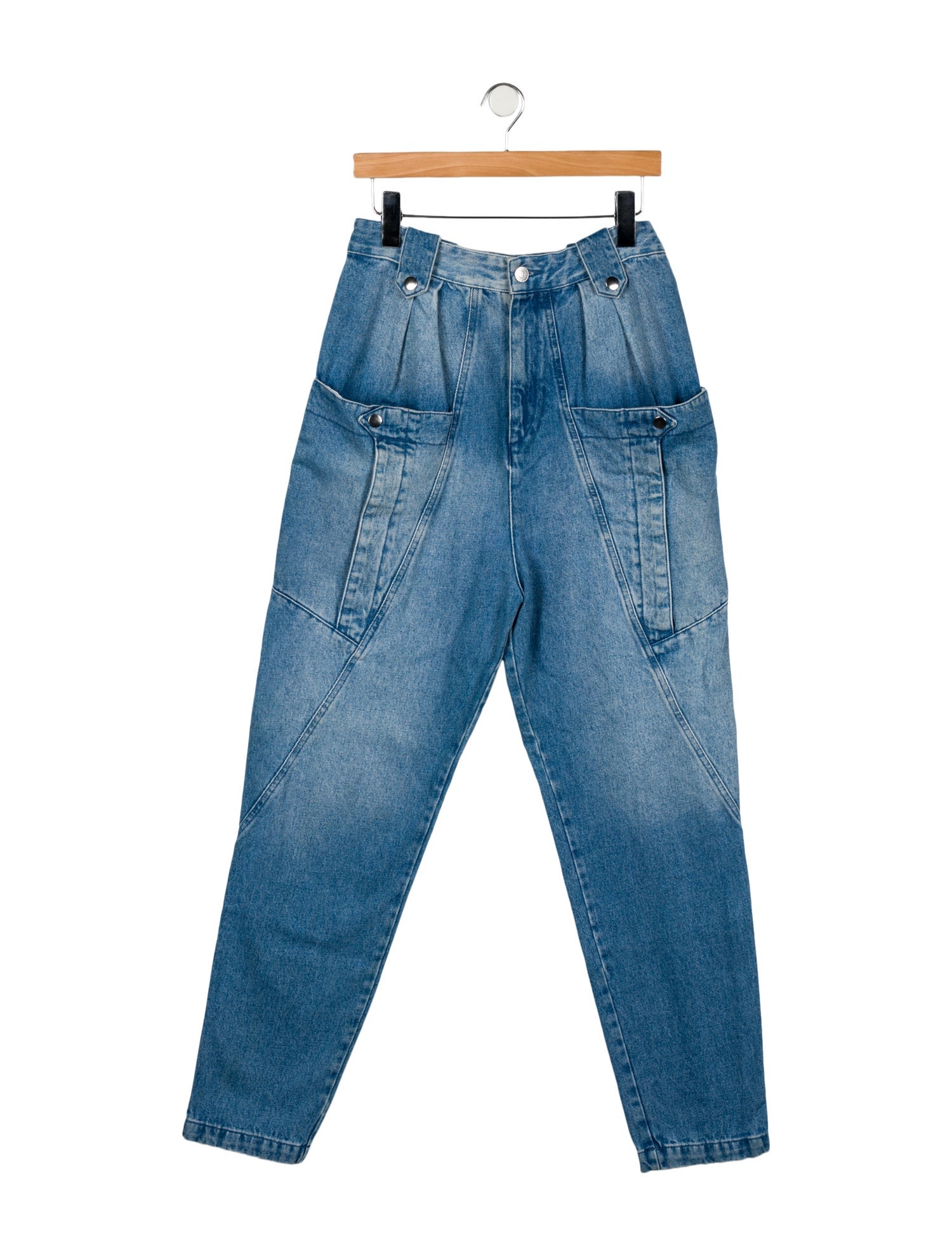 Isabel Marant High-Rise Straight Leg Jeans