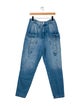 Isabel Marant High-Rise Straight Leg Jeans