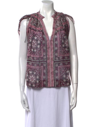 Isabel Marant Silk Printed Blouse