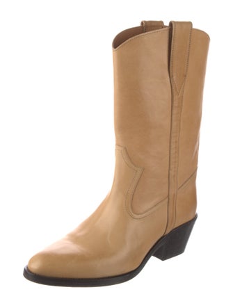 Isabel Marant Leather Western Boots