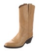 Isabel Marant Leather Western Boots