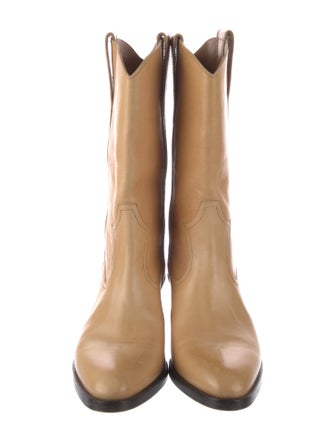 Isabel Marant Leather Western Boots