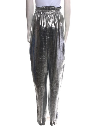 Isabel Marant Silk Straight Leg Pants