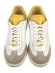 Isabel Marant Leather Colorblock Pattern Sneakers