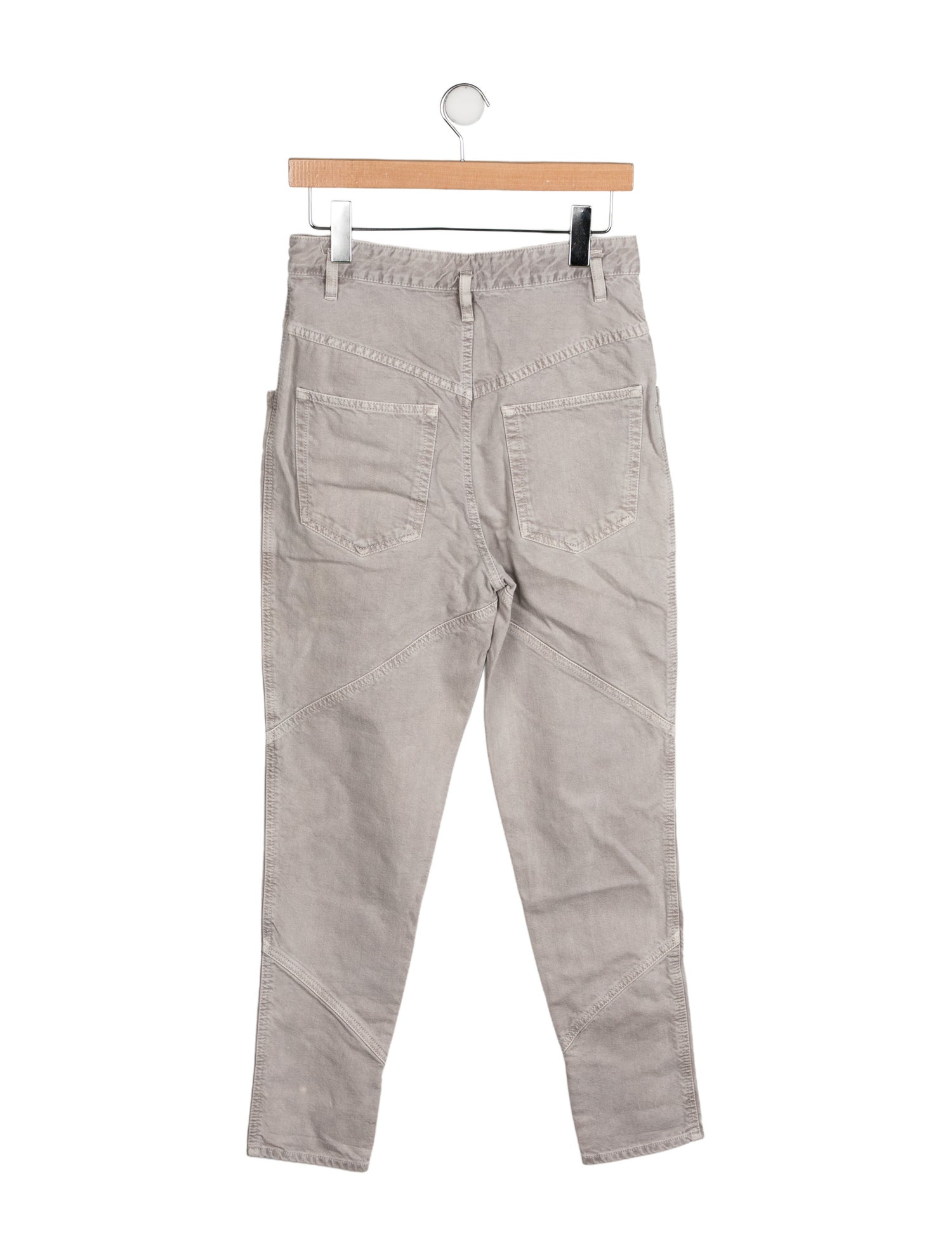 Isabel Marant High-Rise Straight Leg Jeans