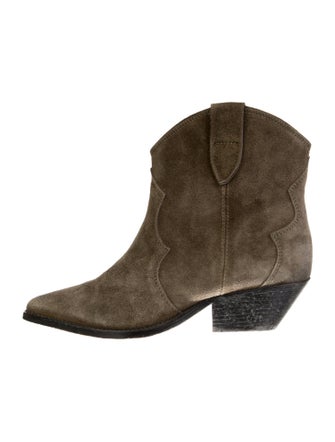 Isabel Marant Suede Western Boots
