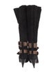 Isabel Marant Suede Colorblock Pattern Boots