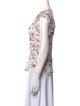 Isabel Marant Floral Print V-Neck Blouse