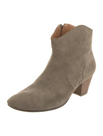 Isabel Marant Suede Western Boots