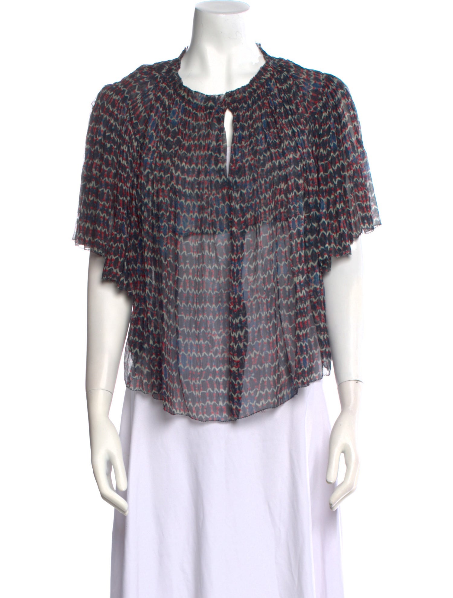 Isabel Marant Silk Printed Blouse