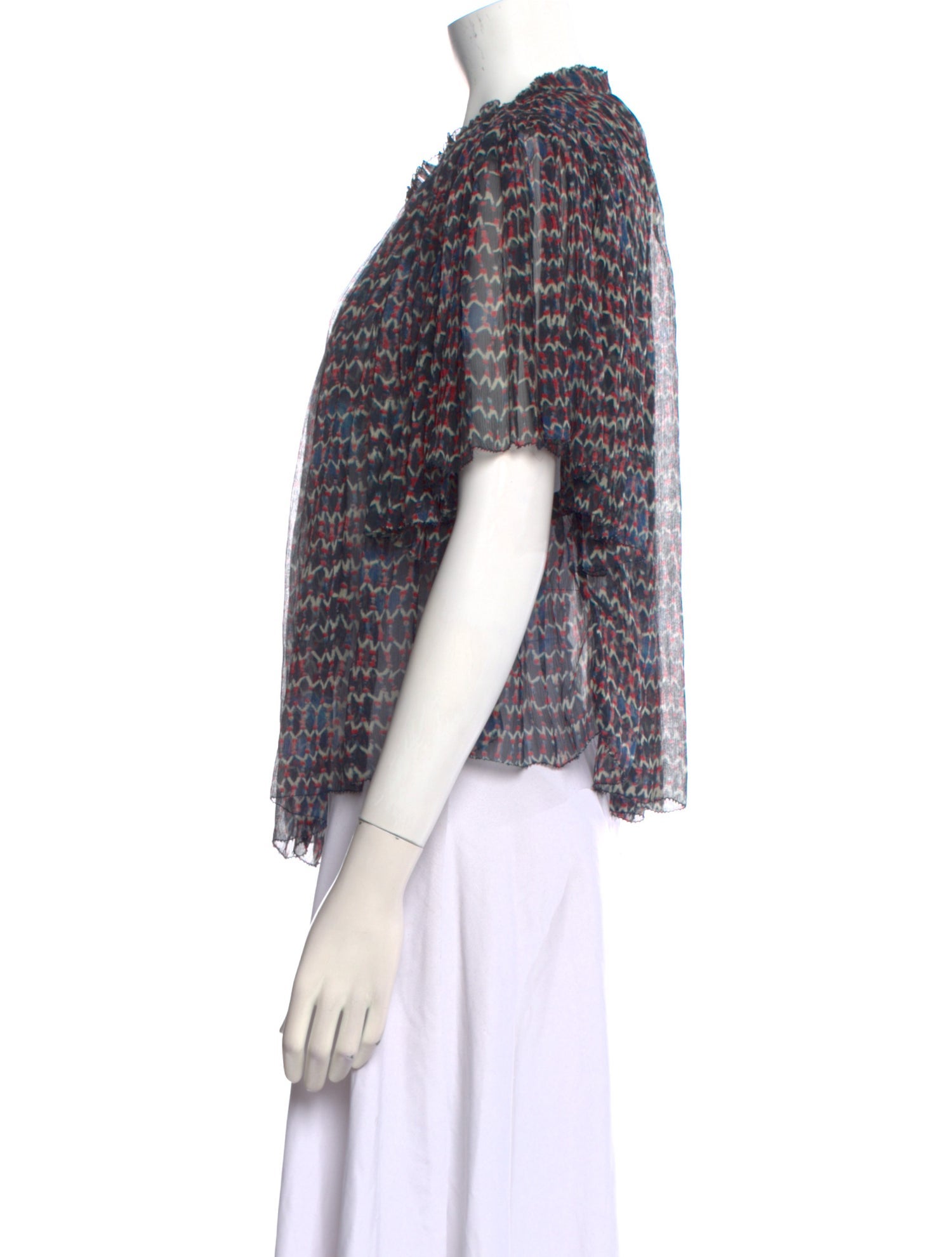 Isabel Marant Silk Printed Blouse