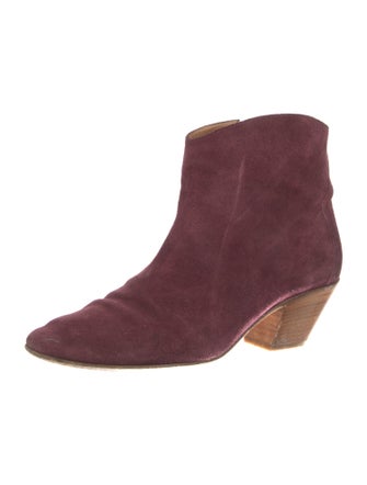 Isabel Marant Suede Western Boots