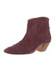 Isabel Marant Suede Western Boots