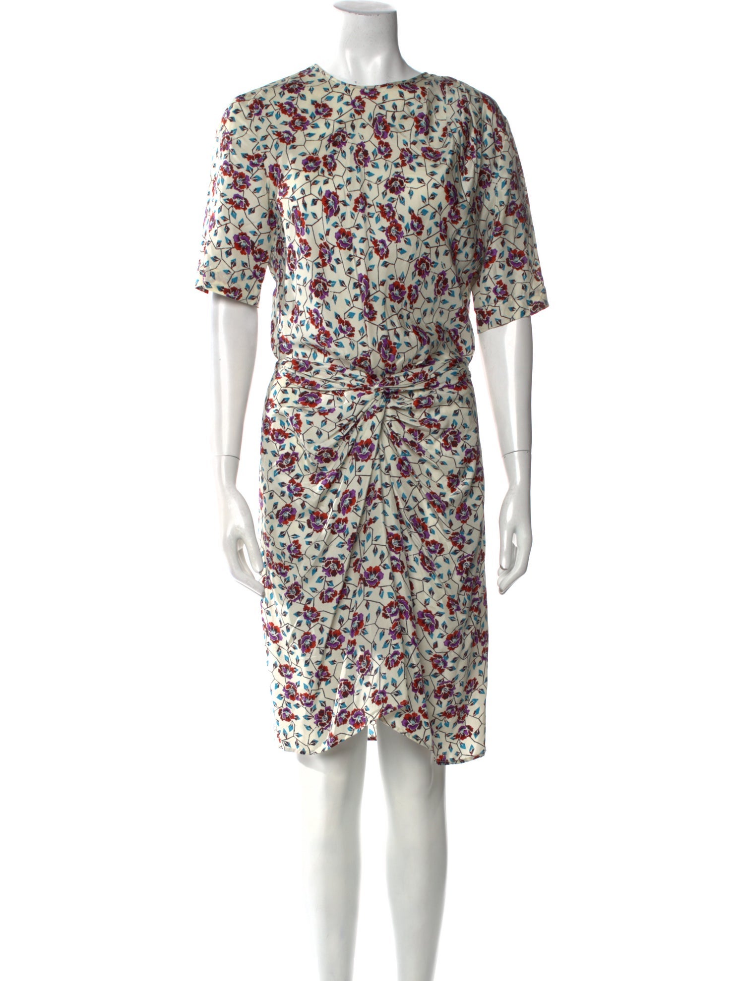 Isabel Marant Silk Knee-Length Dress