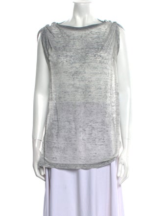 Isabel Marant Bateau Neckline Sleeveless Tunic