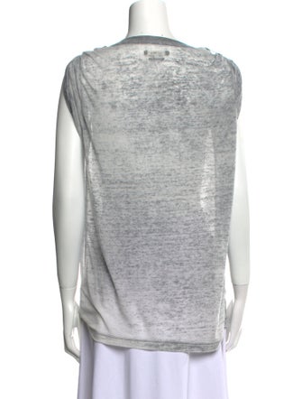 Isabel Marant Bateau Neckline Sleeveless Tunic