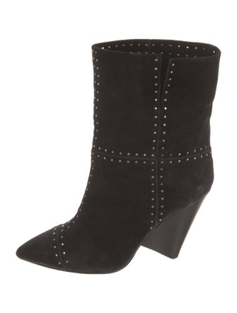 Isabel Marant Suede Studded Accents Boots
