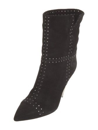 Isabel Marant Suede Studded Accents Boots