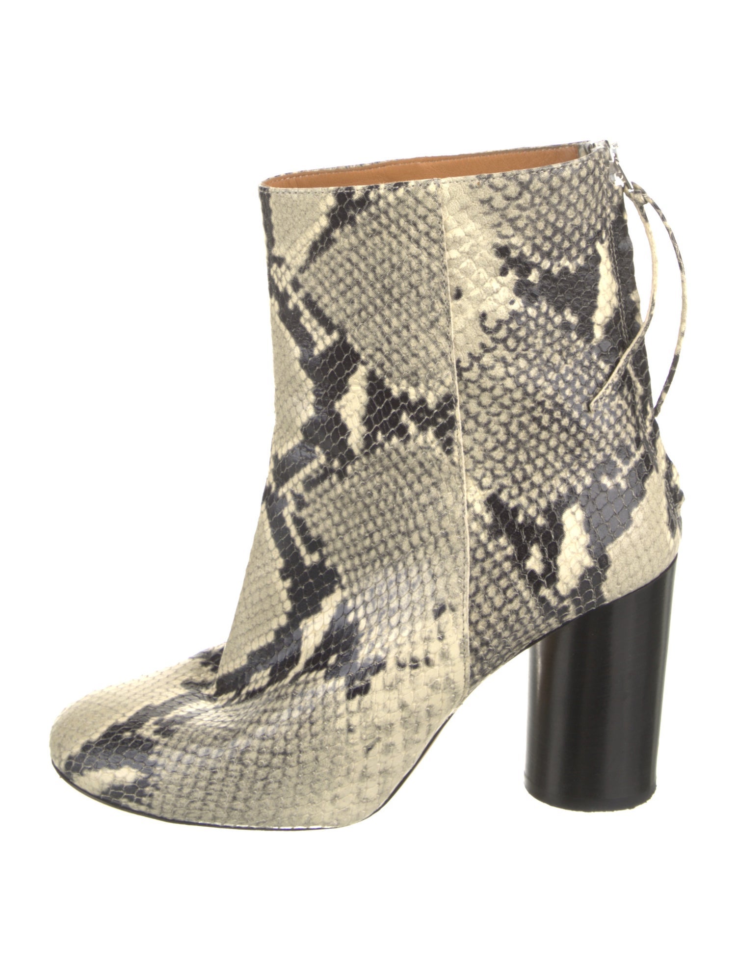 Isabel Marant Leather Animal Print Boots