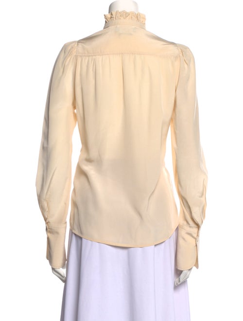 Isabel Marant Silk Mock Neck Blouse