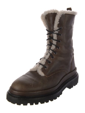 Isabel Marant Leather Combat Boots
