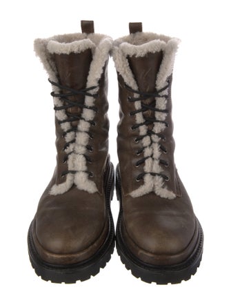 Isabel Marant Leather Combat Boots