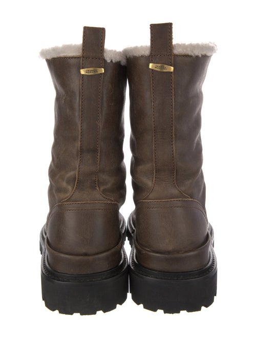 Isabel Marant Leather Combat Boots