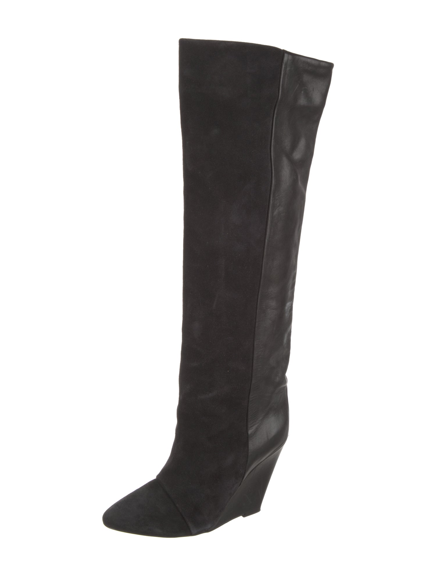 Bottes Isabel Marant Étoile En Cuir Suède Marron - Pointure 36 EU, Talon 8 Cm, Occasion Bon état, Fabriqué En France