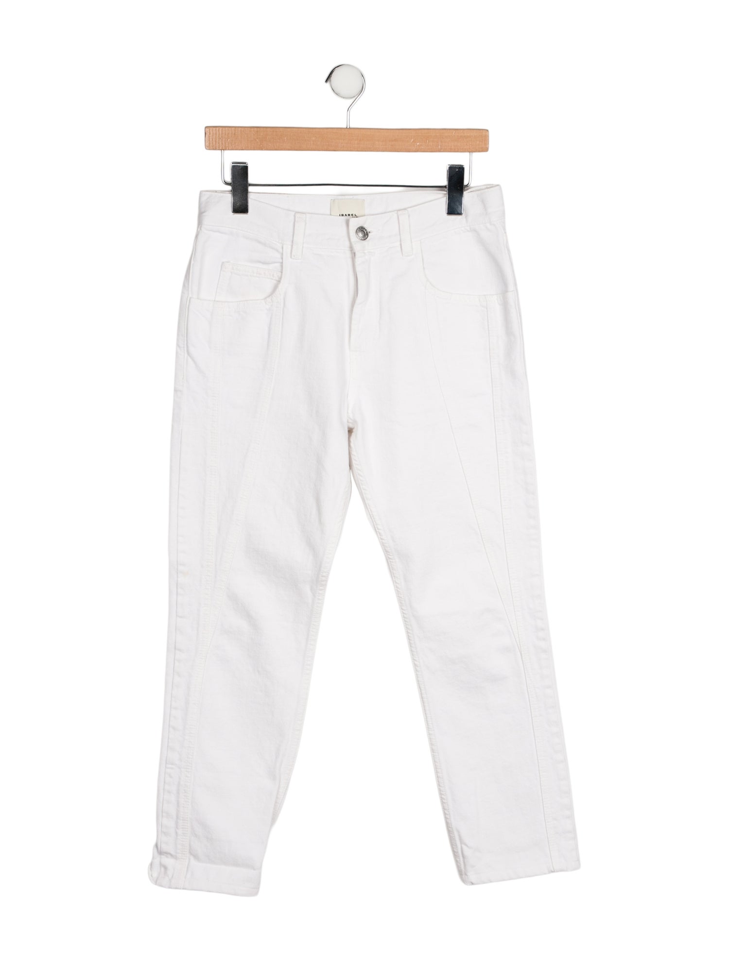 Isabel Marant Mid-Rise Straight Leg Jeans