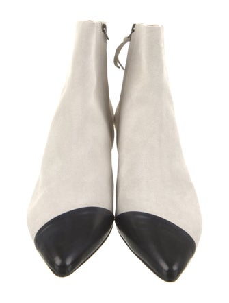 Isabel Marant Suede Leather Trim Embellishment Boots